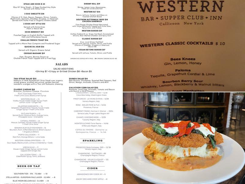 Western Inn Menu