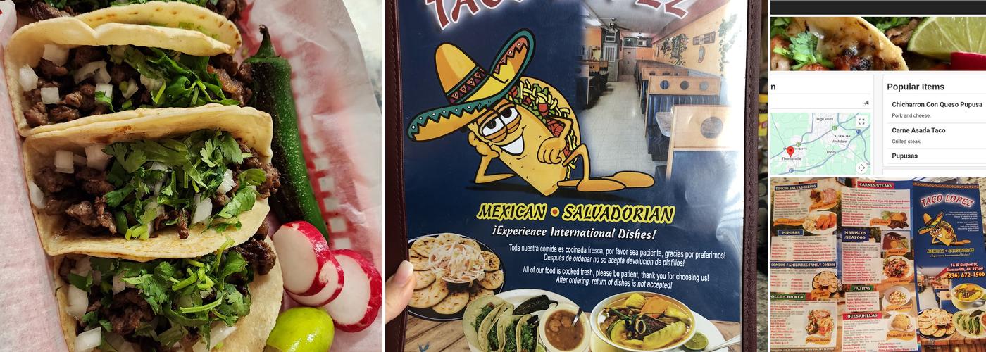 Taco Lopez Menu