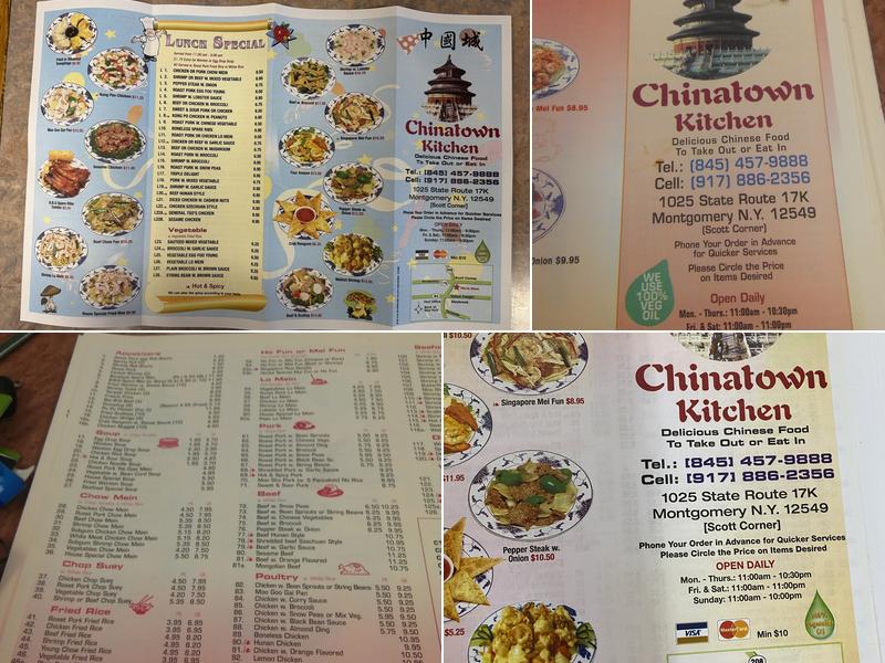 Chinatown Kitchen Menu