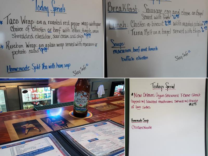 1/2 Ton's Bar & Grill Menu