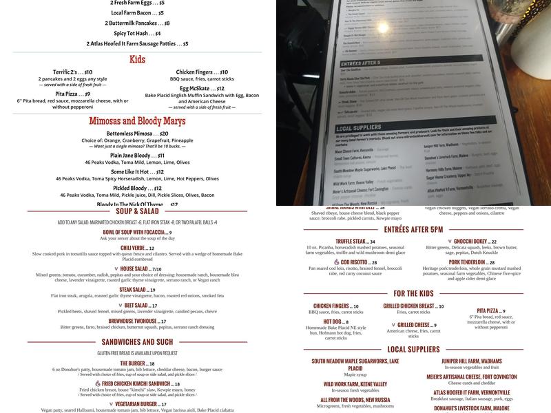 Big Slide Brewery & Public House Menu