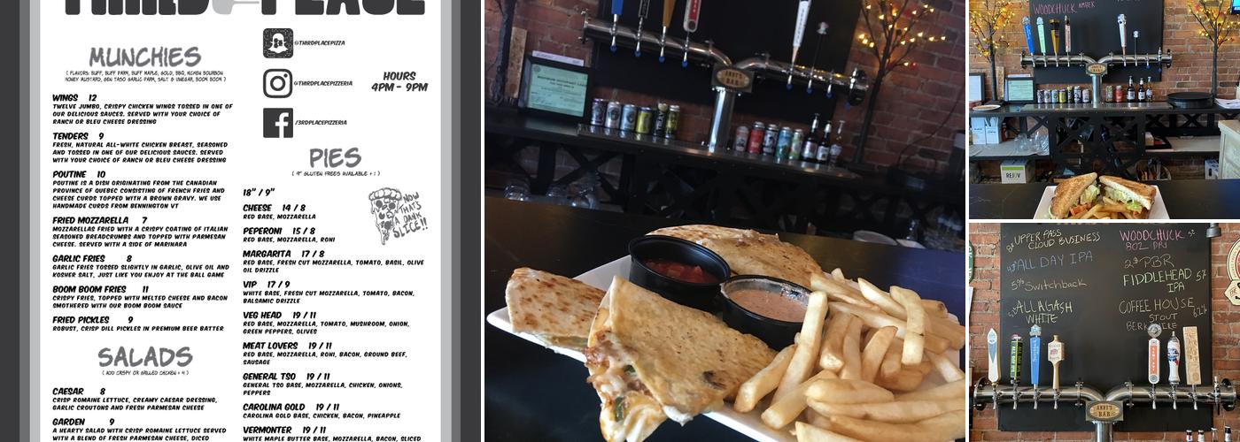 Third Place Pizzeria Menu