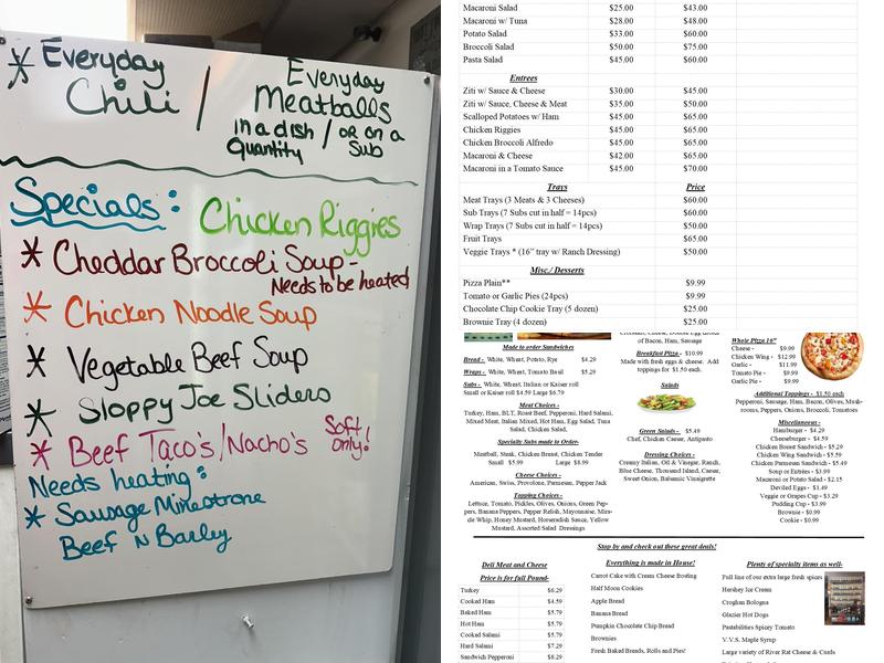 31 Express Menu