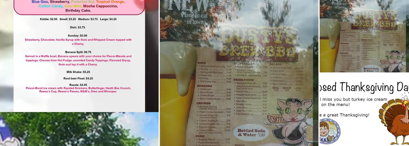 Sweet Genevieve's Menu