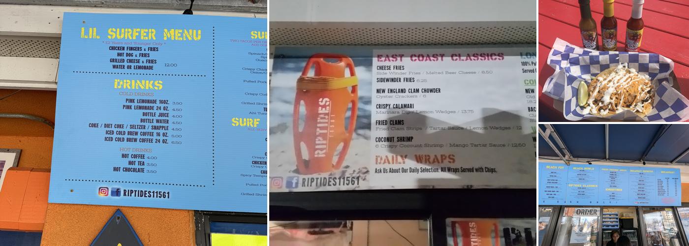 RIPTIDES 11561 Menu