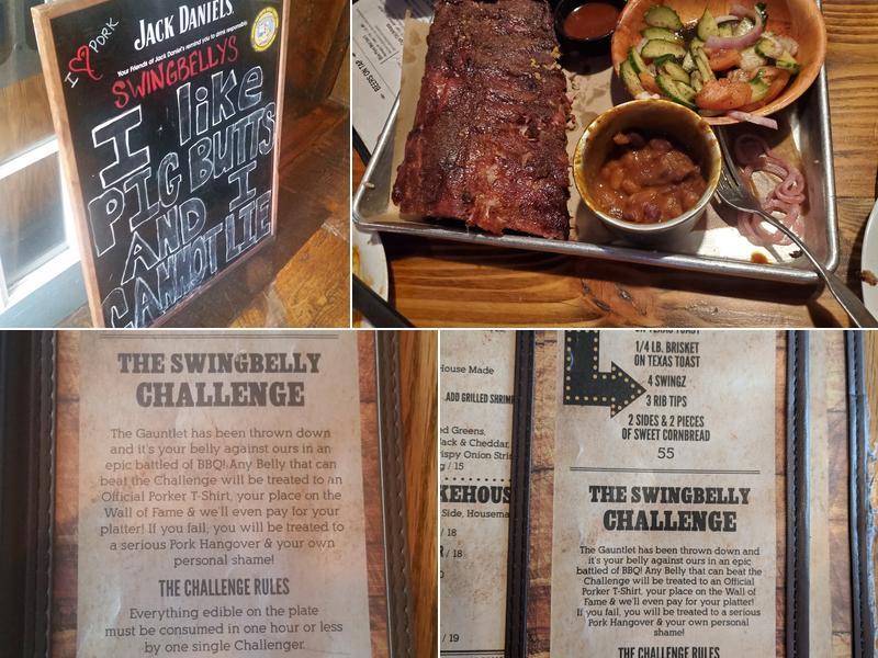 Swingbellys Beachside BBQ Menu
