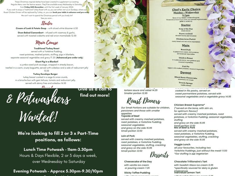 The Rockingham Arms Towton Menu