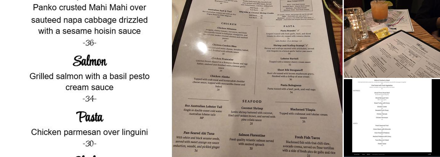 Hideaway Grille Menu