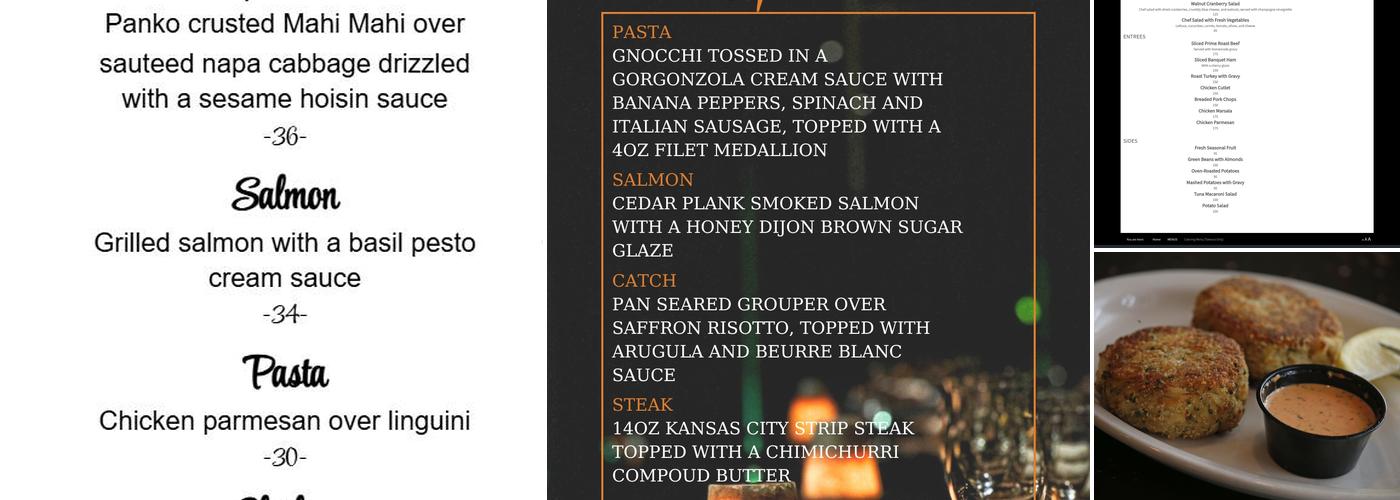 Hideaway Grille Menu