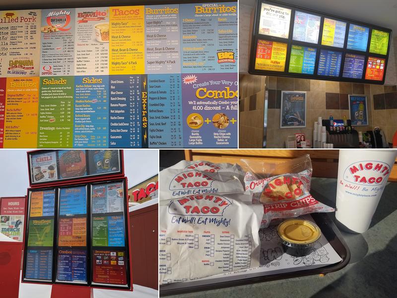 Mighty Taco Menu