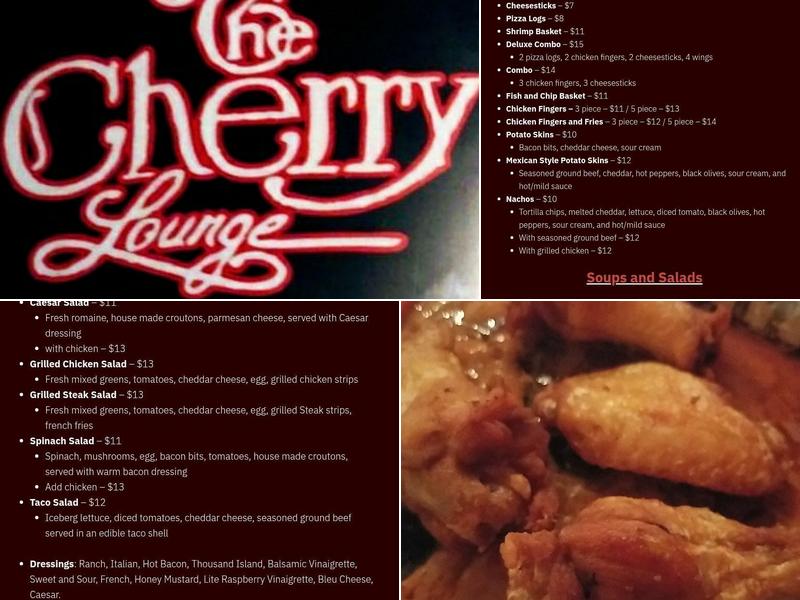 Cherry Lounge Menu