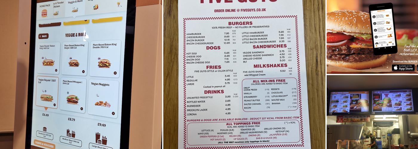 Burger King Menu