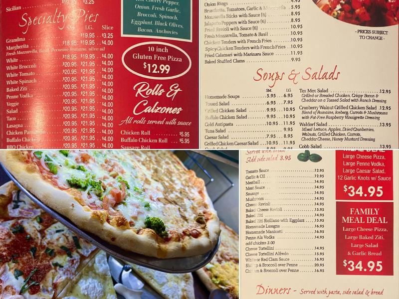 Pizza Heaven Menu