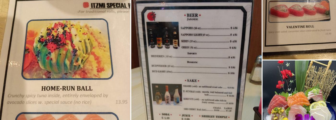 Itzmi Menu