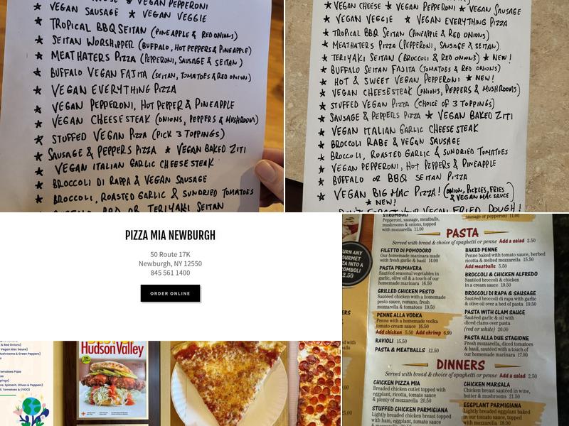 Pizza Mia Menu