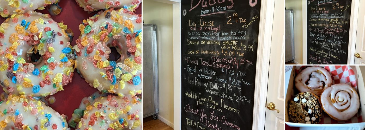 Daddy’s Bakery Menu