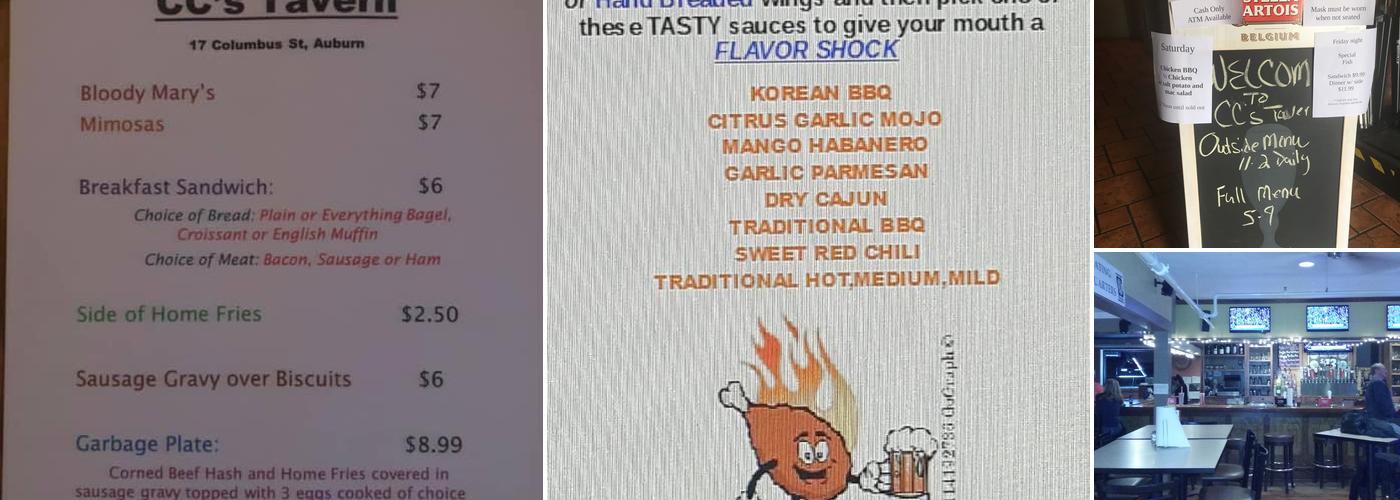 CCs Tavern Menu
