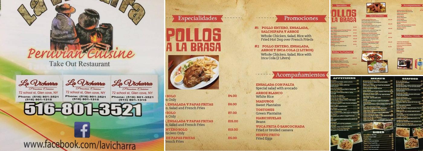 La Vicharra Peruvian Restaurant Menu