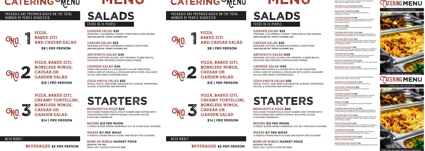 Pizza Works - Ballston Spa Menu