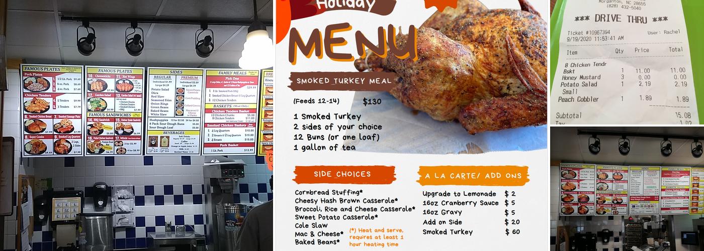 Butch's Barbeque & Breakfast Menu