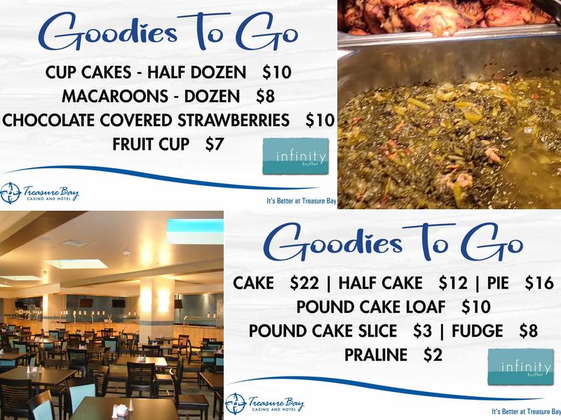 Infinity Buffet Menu