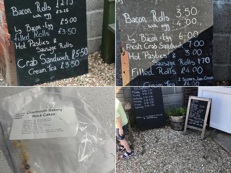 Charmouth Bakery Ltd Menu