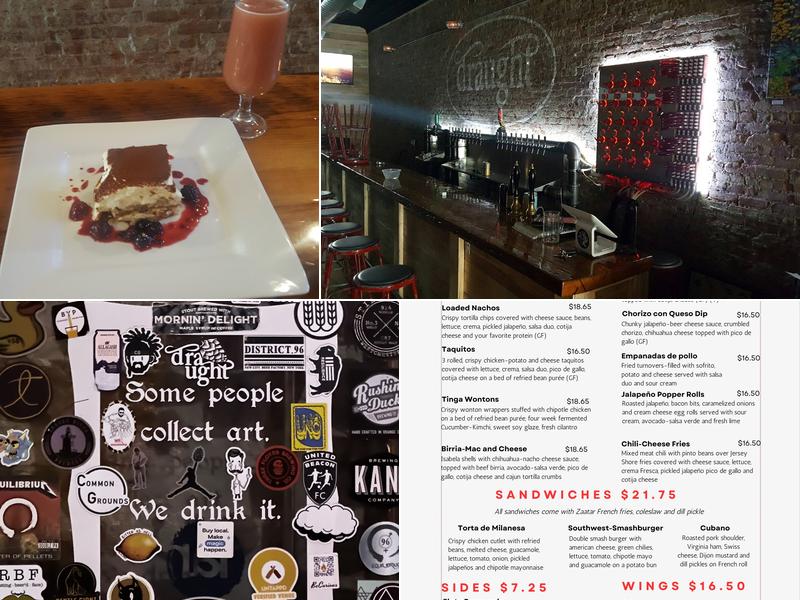 Draught Industries Menu