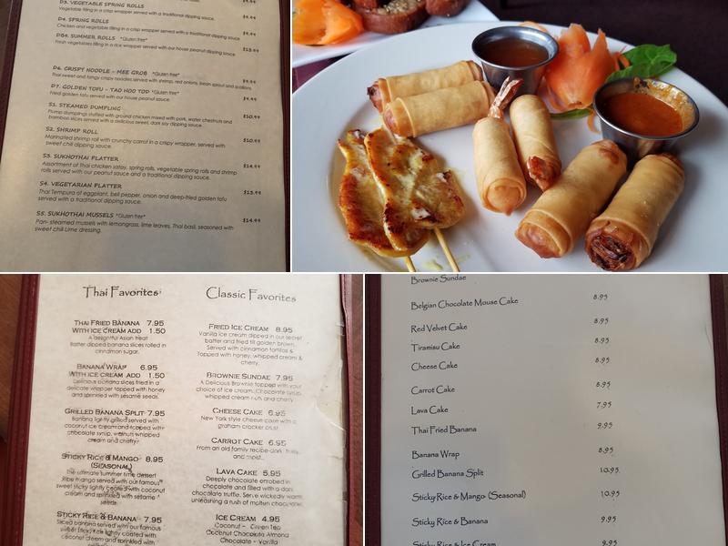 Sukhothai Menu