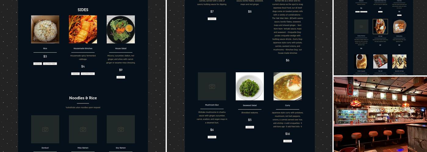 Quinn's Menu