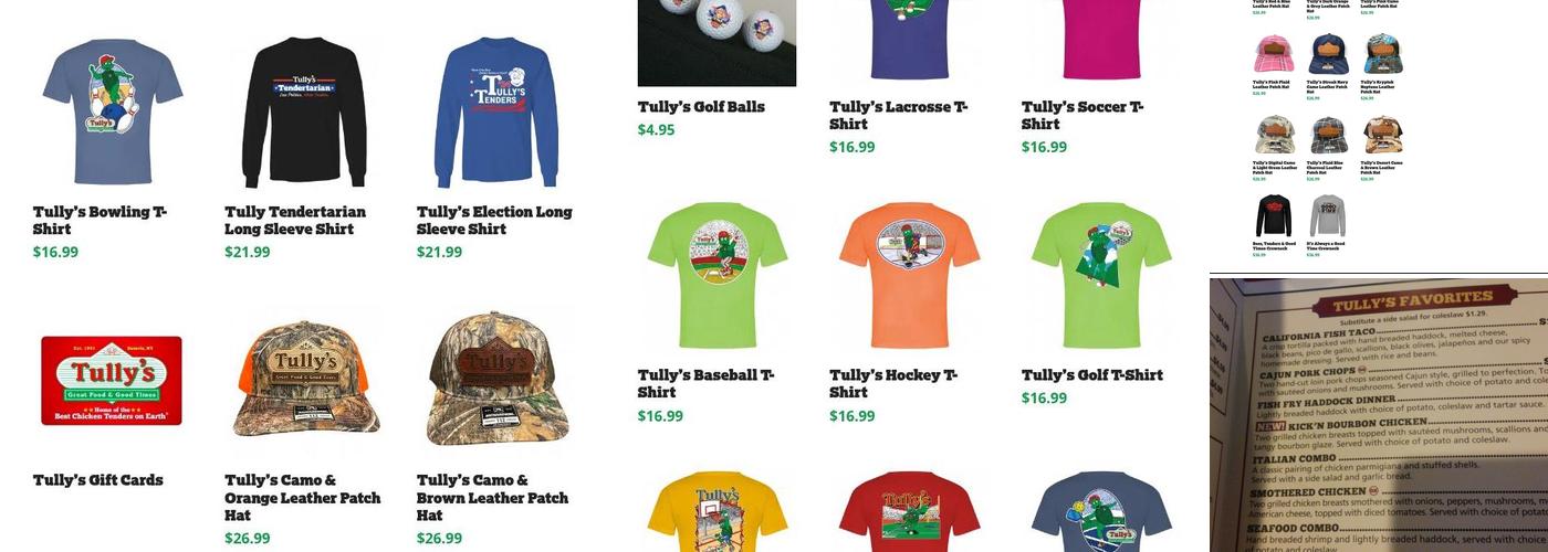 Tully's Good Times Batavia Menu