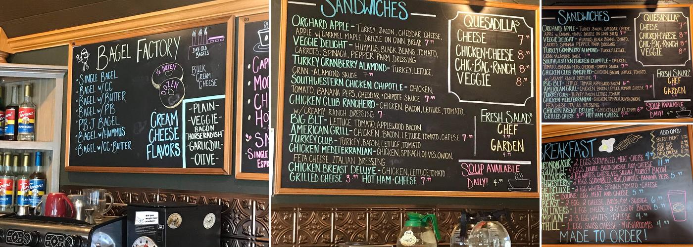 Cool Beans Menu