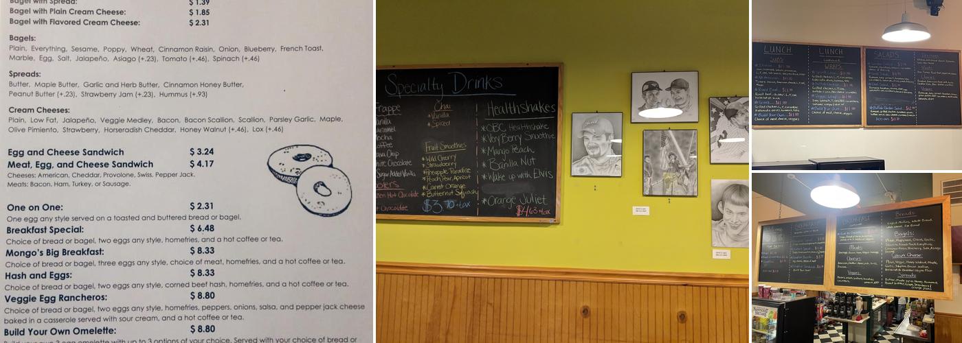 Oneonta Bagel Co Menu