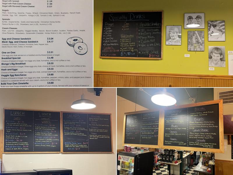 Oneonta Bagel Co Menu