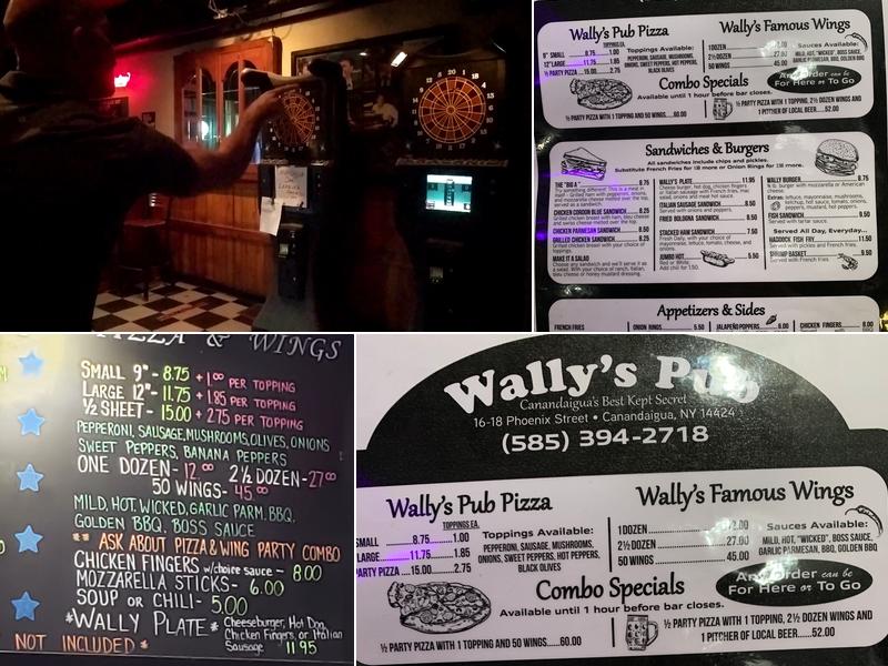 Wally's Pub Menu