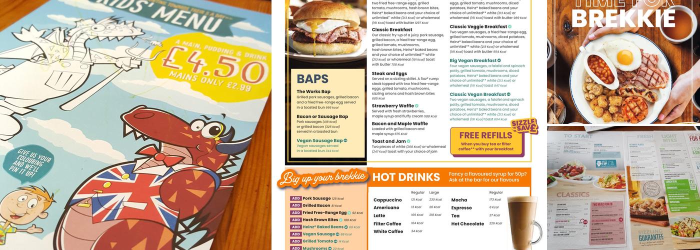 The King And Miller Menu