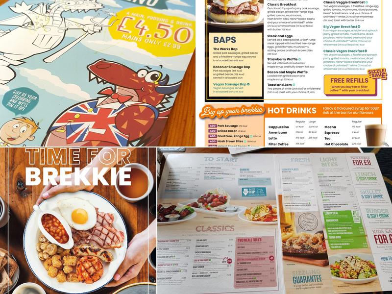 The King And Miller Menu