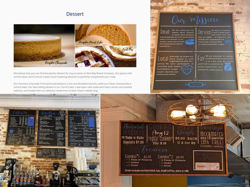 Stick Boy Bread Co Menu