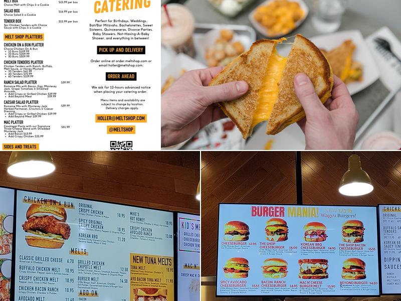 Melt Shop Menu