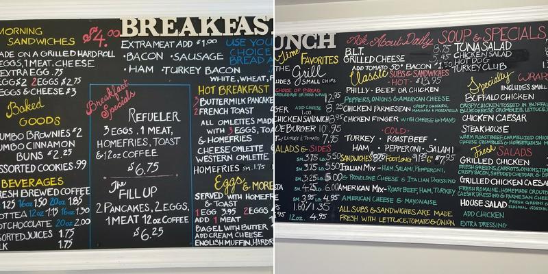 Refuel Sandwiches & More Menu