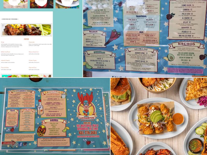Lucharitos Menu
