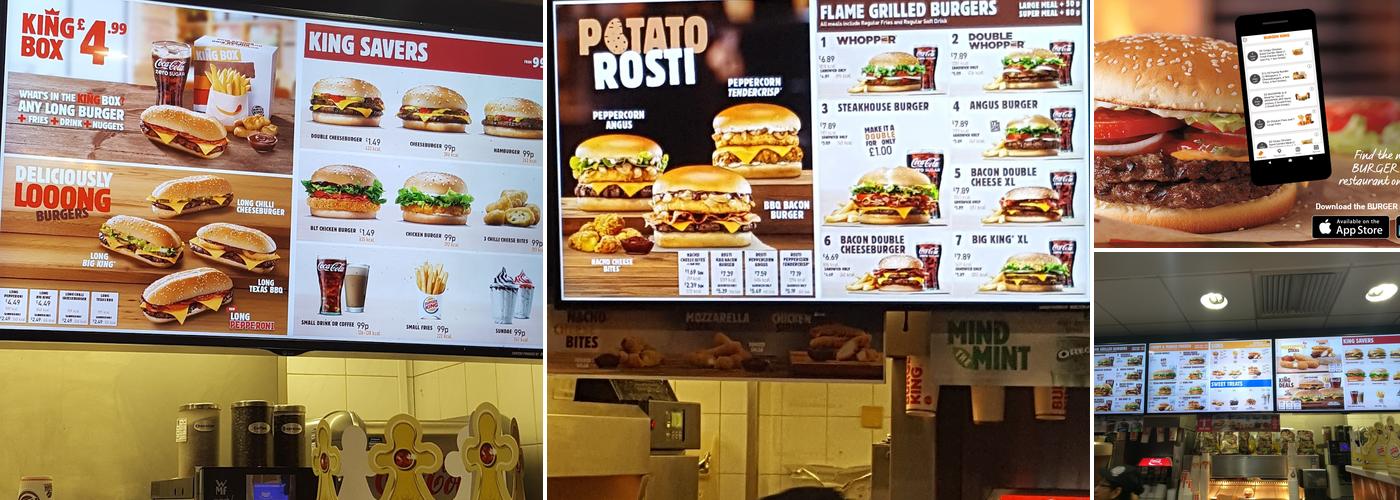 Burger King Menu