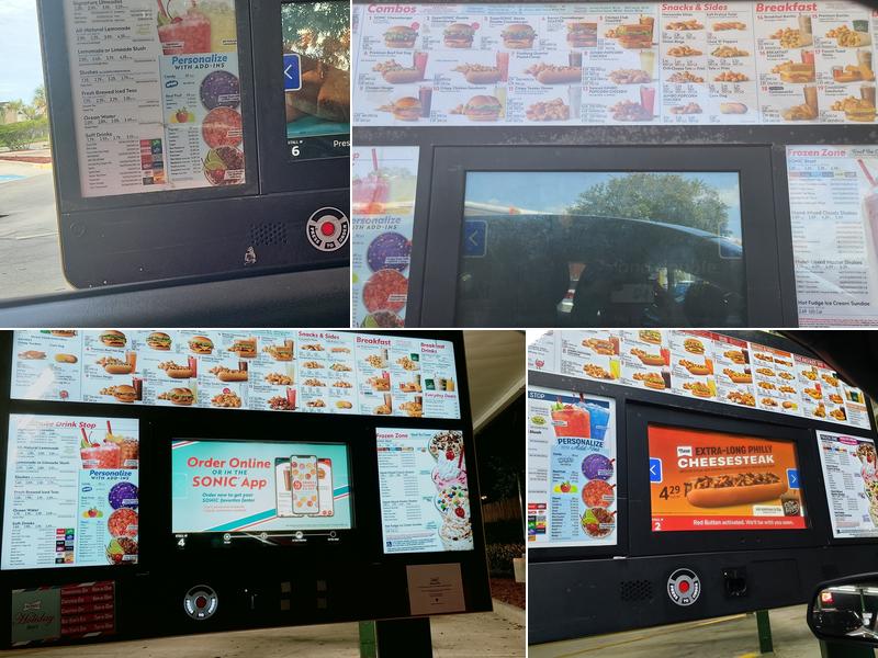 Sonic Drive-In Menu