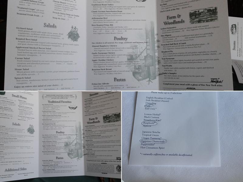 Asa Ransom House Menu