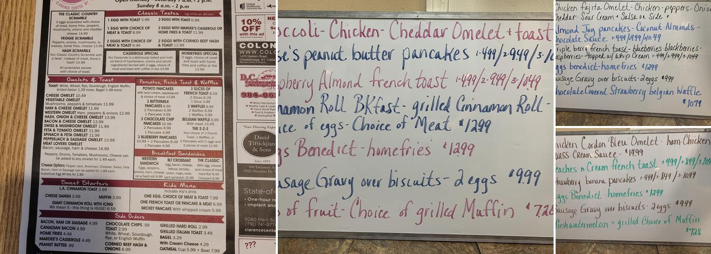 Mardee's Menu