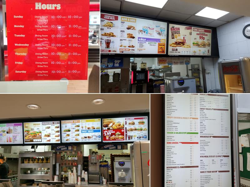 Burger King Menu