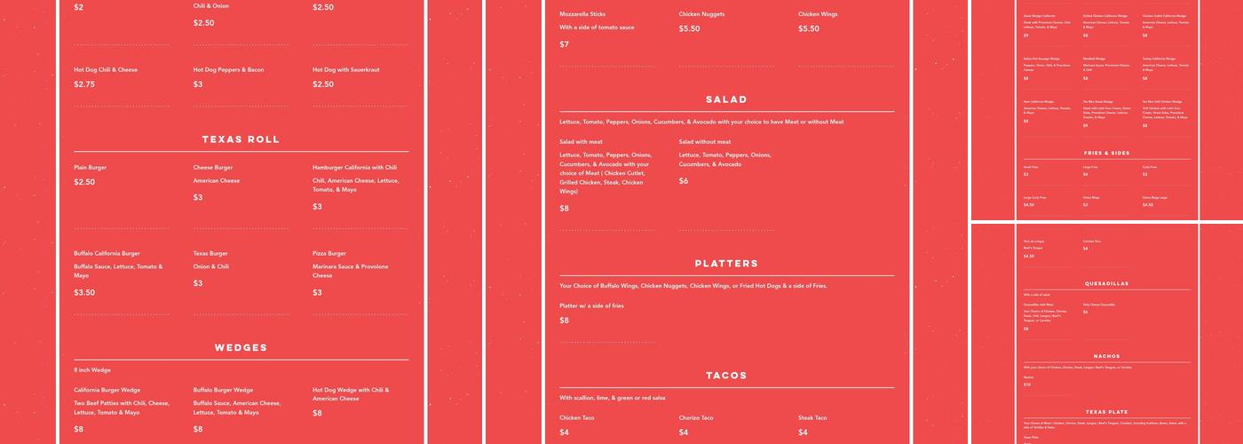 Texas Chili Mamaroneck Menu