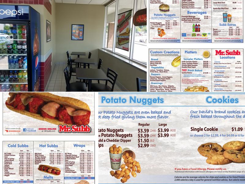 Mr. Subb - Rotterdam Menu