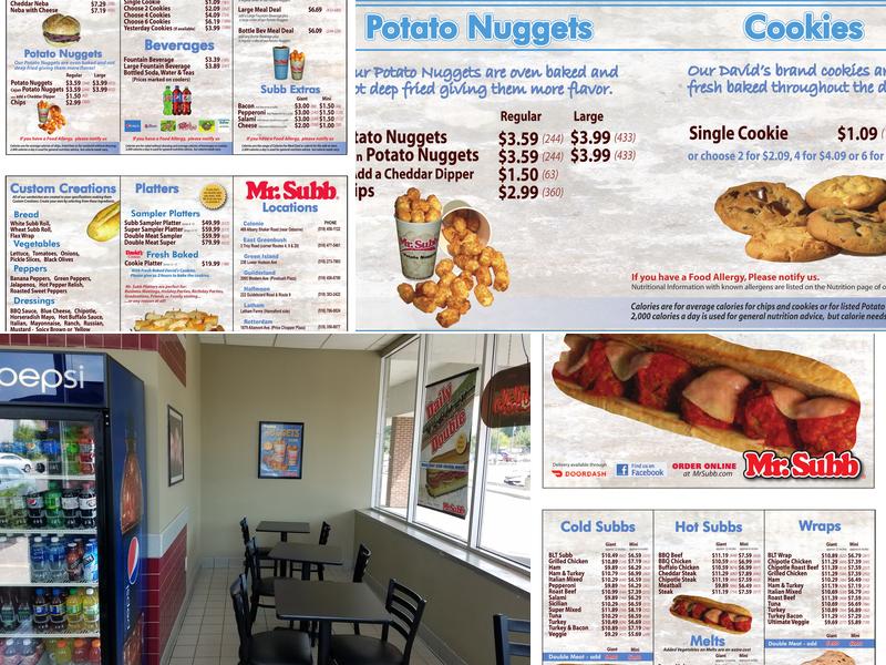 Mr. Subb - Rotterdam Menu
