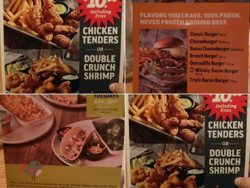 Applebee's Grill + Bar Menu