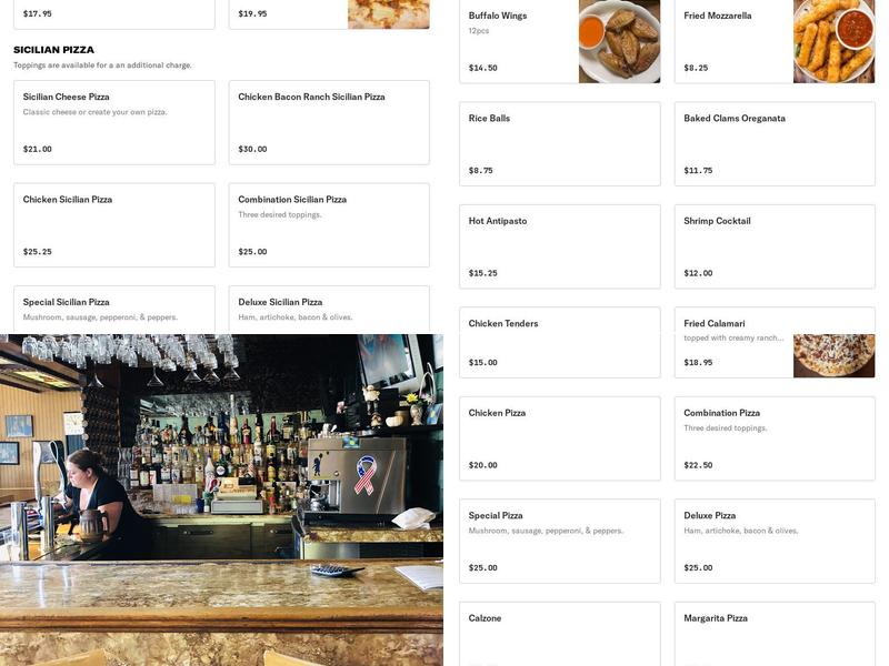 Sonny's Menu
